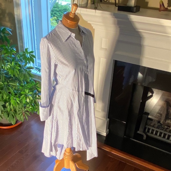 Marques’Almeida ASYMMETRIC STRIPE DRESS - Picture 4 of 14